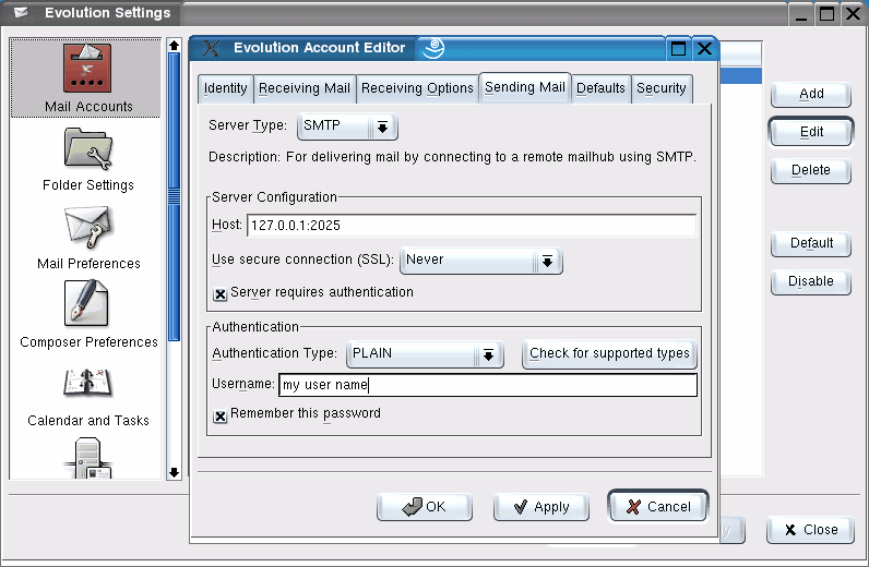 evolution_smtp_settings