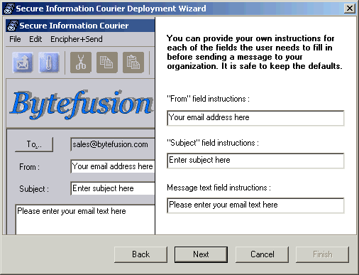 customize message prompts