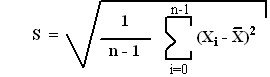 standard deviation