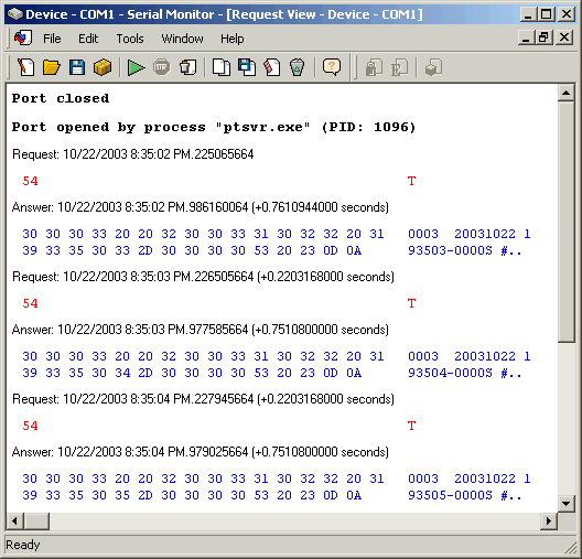 spectracom time format three