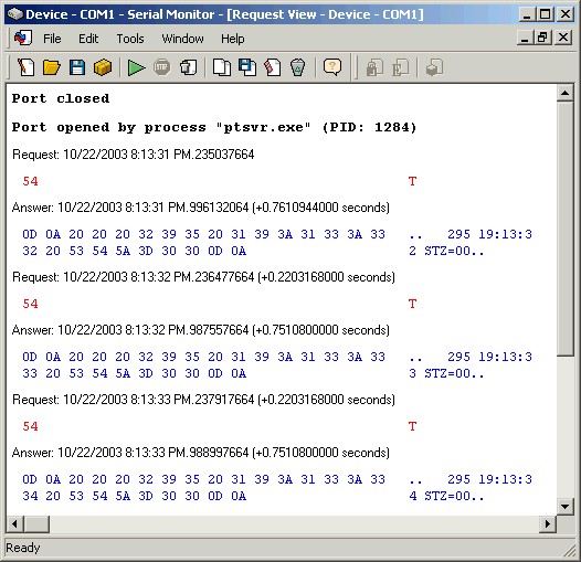 spectracom time format zero